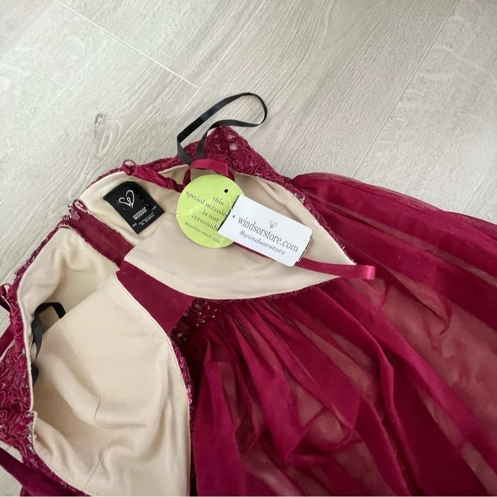 NWT Prom Dress Windsor Brand Size 9 junior - Picture 13 of 16